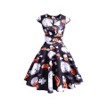 Halloween Spider women's Euro &American retro vintage Dress